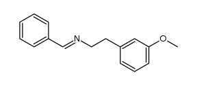 benzylidene-(3-methoxy-phenethyl)-amine结构式