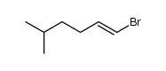 1-bromo-5-methylhex-1-ene Structure