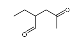 Pentanal, 2-ethyl-4-oxo- (9CI) structure