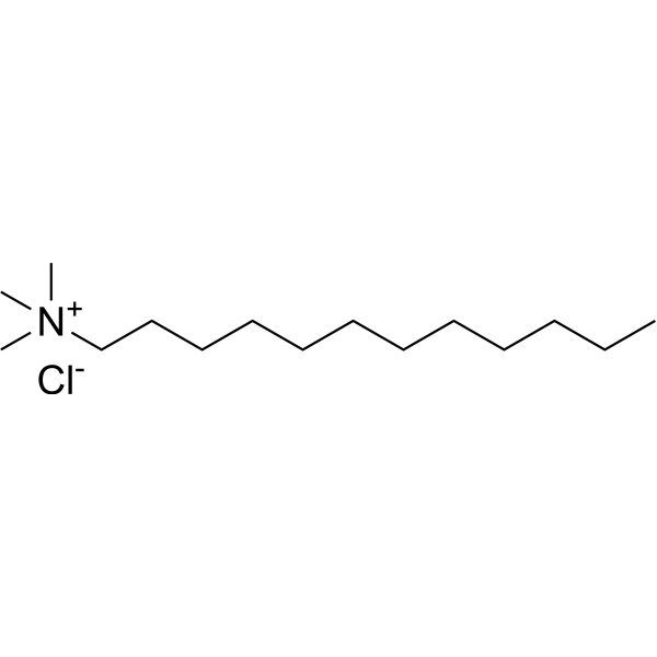N,N,N-Trimethyldodecan-1-aminium chloride structure