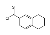 5,6,7,8-tetrahydronaphthalene-2-carbothioyl chloride结构式