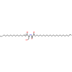 (2S)-N-[(2S,3R,4E)-1,3-Dihydroxy-4-octadecen-2-yl]-2-hydroxytetracosanamide Structure