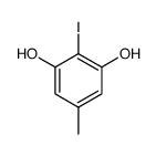 2-碘-5-甲基苯-1,3-二醇结构式