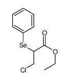 ethyl 3-chloro-2-phenylselanylpropanoate Structure