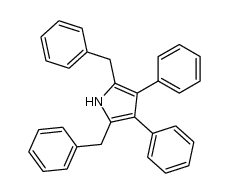 2,5-dibenzyl-3,4-diphenylpyrrole结构式