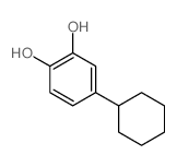 1,2-Benzenediol,4-cyclohexyl-结构式