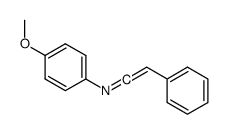 N-(4-methoxyphenyl)-2-phenylethenimine Structure