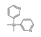 dimethyl(dipyridin-3-yl)silane Structure
