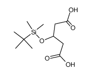 3-(叔丁基二甲基硅氧基)戊二酸结构式