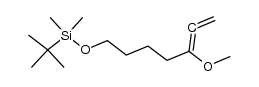 7-(tert-Butyldimethylsiloxy)-3-methoxy-1,2-heptadiene Structure
