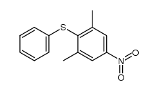 2,6-dimethyl-4-nitrophenyl (phenyl) sulfide结构式