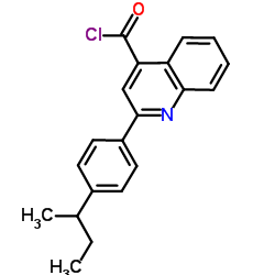 2-(4-sec-Butylphenyl)-4-quinolinecarbonyl chloride picture