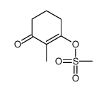 (2-methyl-3-oxocyclohexen-1-yl) methanesulfonate结构式