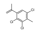 1,3,4-trichloro-2-methyl-5-prop-1-en-2-ylbenzene Structure