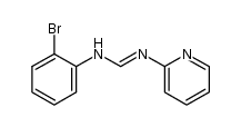 N-(2-bromophenyl)-N'-(pyridin-2-yl)formamidine Structure