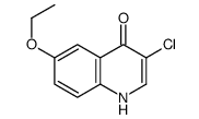 3-Chloro-6-ethoxy-4-hydroxyquinoline结构式