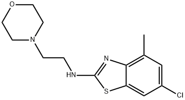 6-Chloro-4-methyl-N-(2-morpholinoethyl)benzo[d]thiazol-2-amine picture