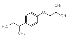 2-Propanol,1-[4-(1-methylpropyl)phenoxy]- structure