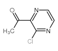 1-(3-氯吡嗪-2-基)乙酮结构式