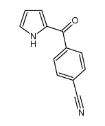 4-(1H-pyrrole-2-carbonyl)benzonitrile结构式