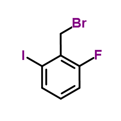 2-(bromomethyl)-1-fluoro-3--iodobenzene Structure