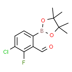 4-Chloro-3-fluoro-2-formylphenylboronic acid pinacol ester picture