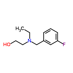 2-[Ethyl(3-fluorobenzyl)amino]ethanol Structure