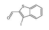 3-iodo-1-benzothiophene-2-carbaldehyde Structure