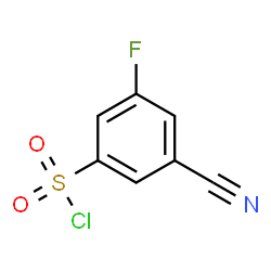 3-cyano-5-fluorobenzene-1-sulfonyl chloride picture