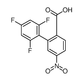 4-nitro-2-(2,4,6-trifluorophenyl)benzoic acid Structure