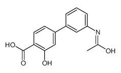 4-(3-acetamidophenyl)-2-hydroxybenzoic acid结构式