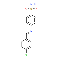 4-((4-Chlorobenzylidene)amino)benzenesulfonamide结构式