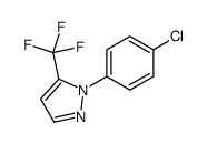 1-(4-CHLOROPHENYL)-5-(TRIFLUOROMETHYL)-1H-PYRAZOLE结构式