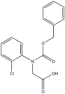 N-Cbz-S-2-Chlorophenylglycine Structure