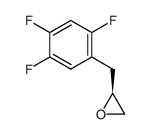 (2S)-2-(2,4,5-trifluorobenzyl)-oxirane Structure