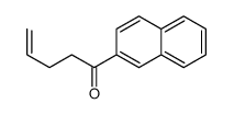 1-naphthalen-2-ylpent-4-en-1-one Structure