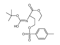 N-[(1,1-Dimethylethoxy)carbonyl]-L-homoserine Ethyl Ester 4-Methylbenzenesulfonate结构式