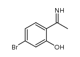 5-bromo-2-(1-iminoethyl)phenol Structure