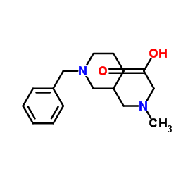 N-[(1-Benzyl-3-piperidinyl)methyl]-N-methylglycine Structure