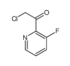 2-氯-1-(3-氟吡啶-2-基)乙烷-1-酮结构式
