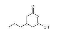 2-Cyclohexen-1-one,3-hydroxy-5-propyl-(9CI) structure