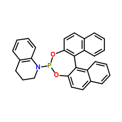 1-[(11bR)-二萘[2,1-d:1',2'-f][1,3,2]并二氧磷杂七-4-基]-1,2,3,4-四氢喹啉结构式