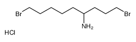 1,9-dibromononan-4-amine,hydrochloride Structure