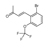 (3E)-4-[2-Bromo-6-(trifluoromethoxy)phenyl]but-3-en-2-one structure