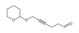 6-(oxan-2-yloxy)hex-4-ynal结构式