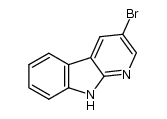 3-溴-9H-吡啶并[2,3-b]吲哚结构式