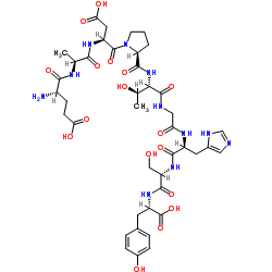 GLU-ALA-ASP-PRO-THR-GLY-HIS-SER-TYR结构式