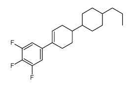 1,2,3-Trifluor-5-[4-(trans-4-propylcyclohexyl)-1-cyclohexen-1-yl]-benzol结构式