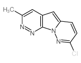 Pyridazino[4',3':4,5]pyrrolo[1,2-b]pyridazine,8-chloro-3-methyl-结构式