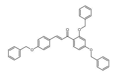 2',4,4'-tris(benzyloxy)chalcone Structure